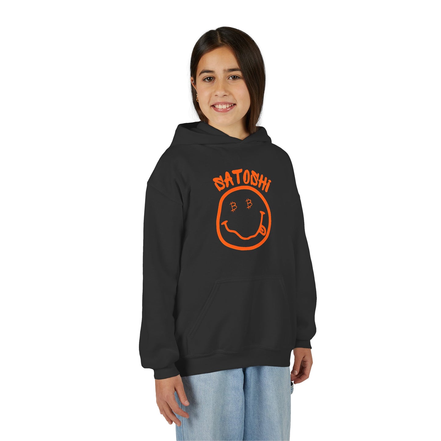 Bitcoin Eyed Satoshi Youth Hoodie