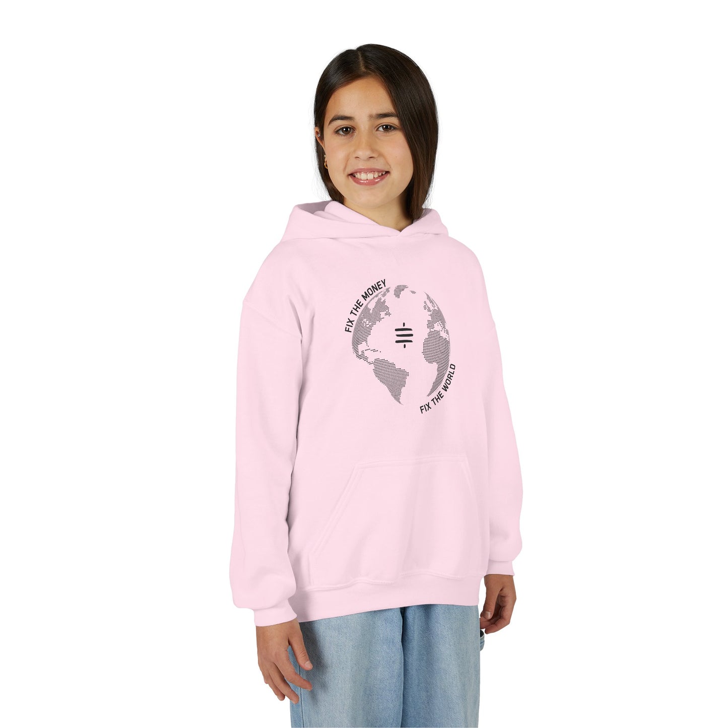 Fix The Money Fix The World Youth Hoodie