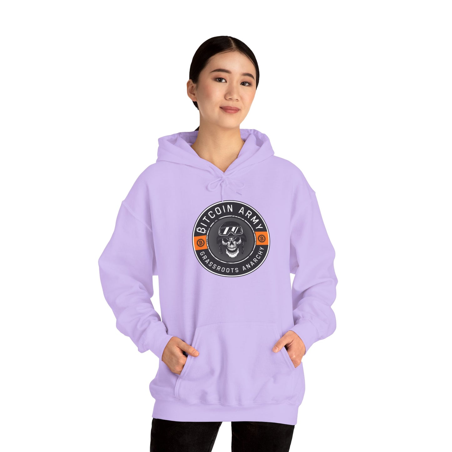 Bitcoin Army Grassroots Anarchy Hoodie