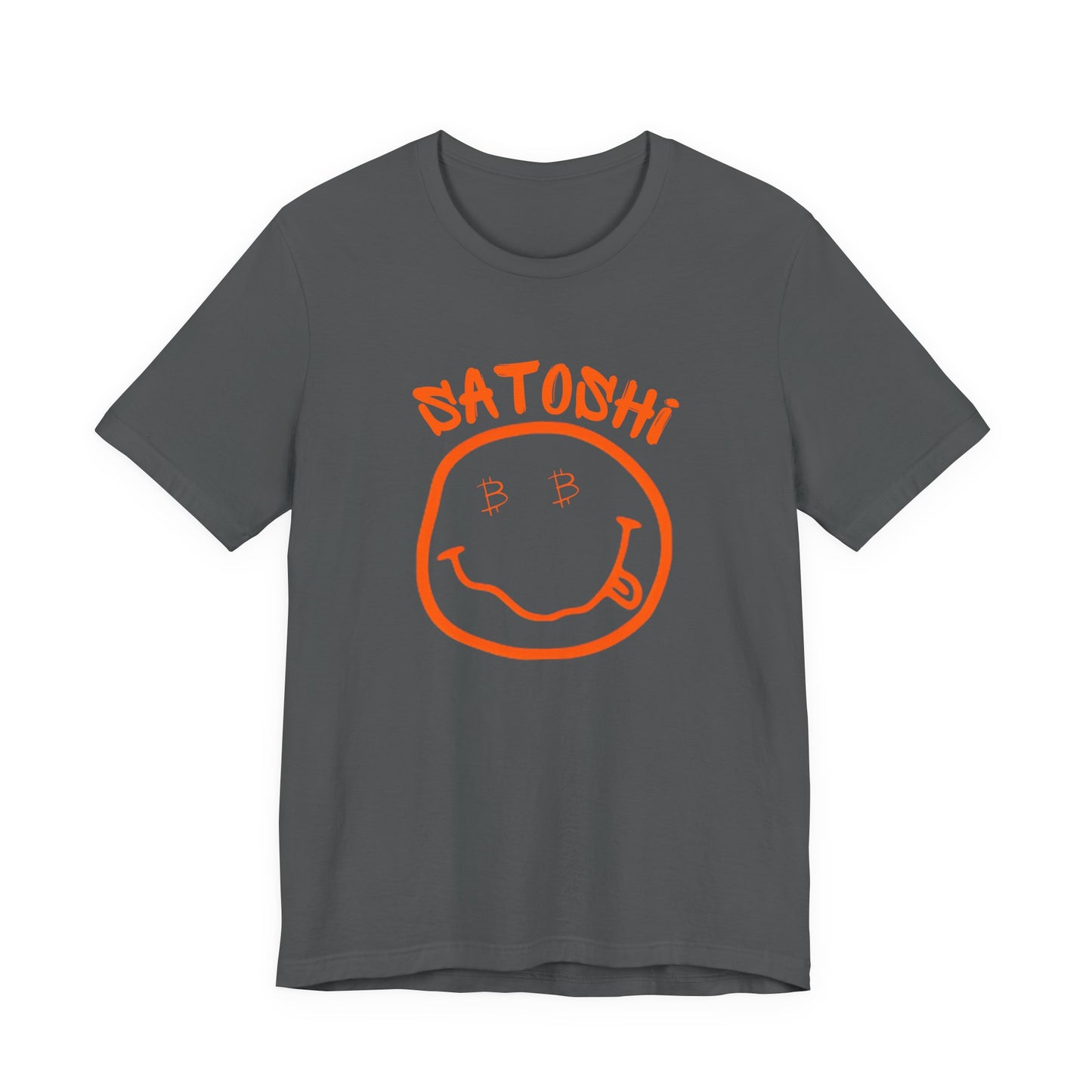 Bitcoin Eyed Satoshi Smiley T-Shirt