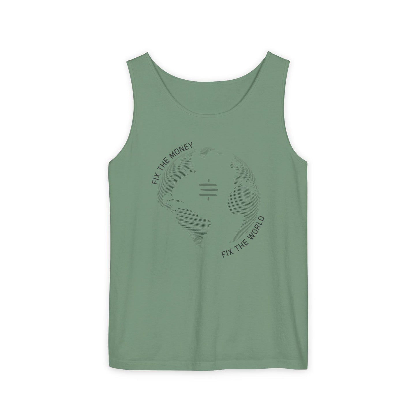 Fix The Money Fix The World Unisex Tank Top