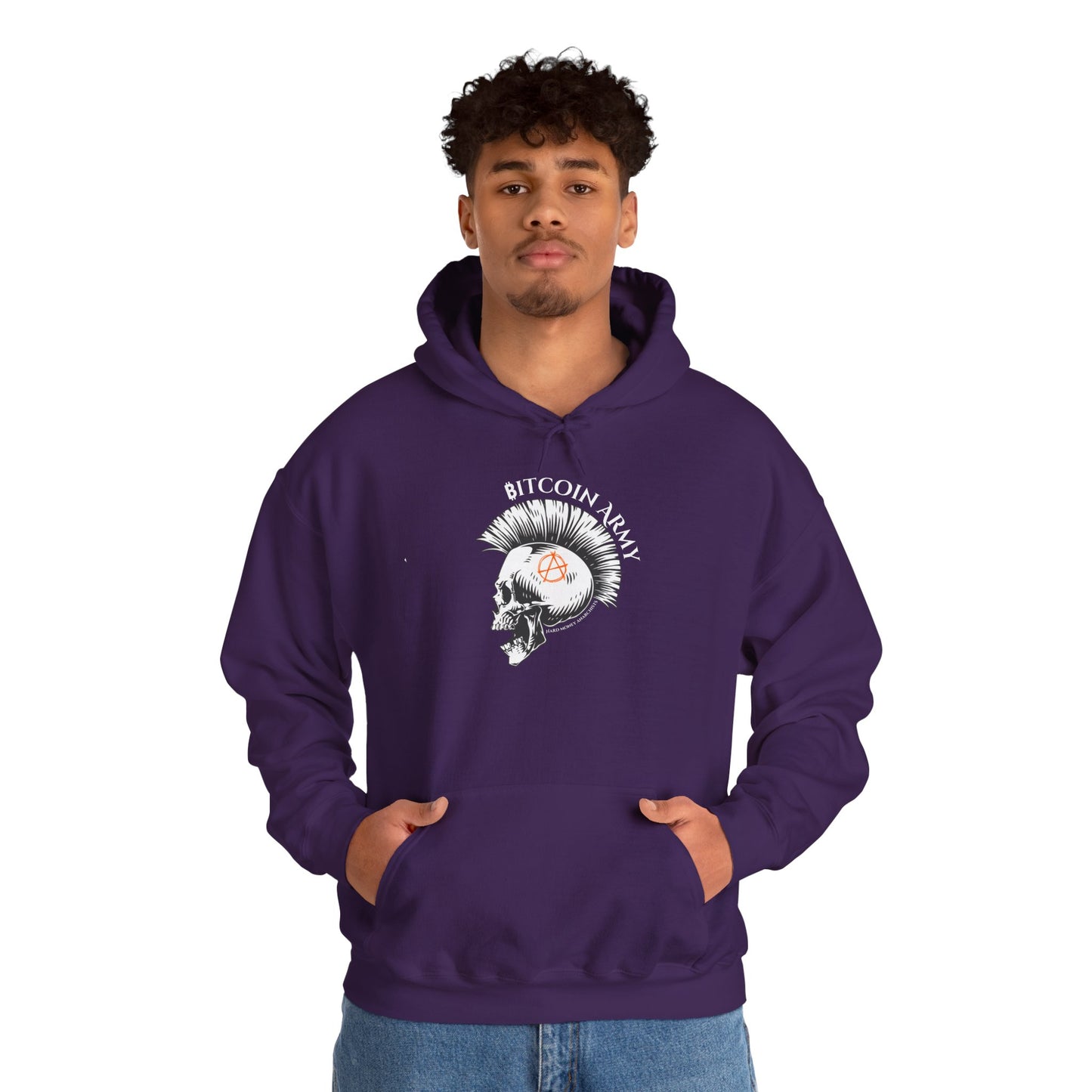 Bitcoin Army Hard Money Anarchists Hoodie