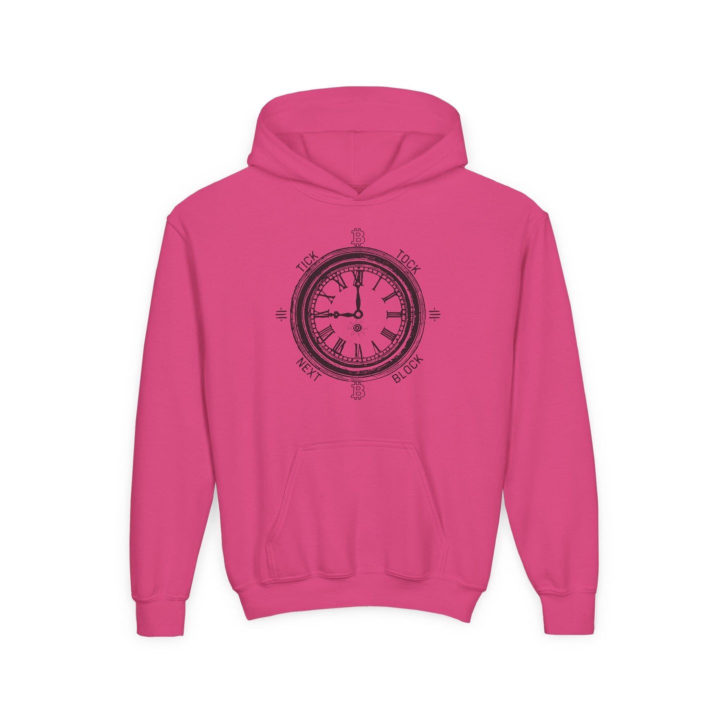 Tick Tock Next Block Youth Hoodie
