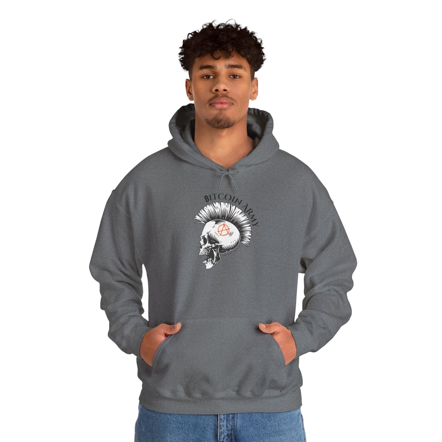 Bitcoin Army Hard Money Anarchists Hoodie