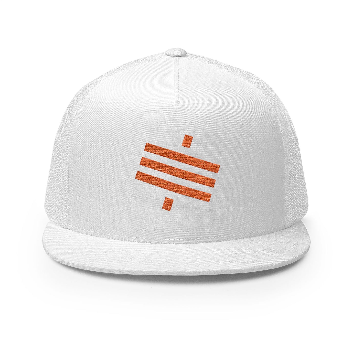 SATS Symbol Unisex Flat Brim Trucker Hat