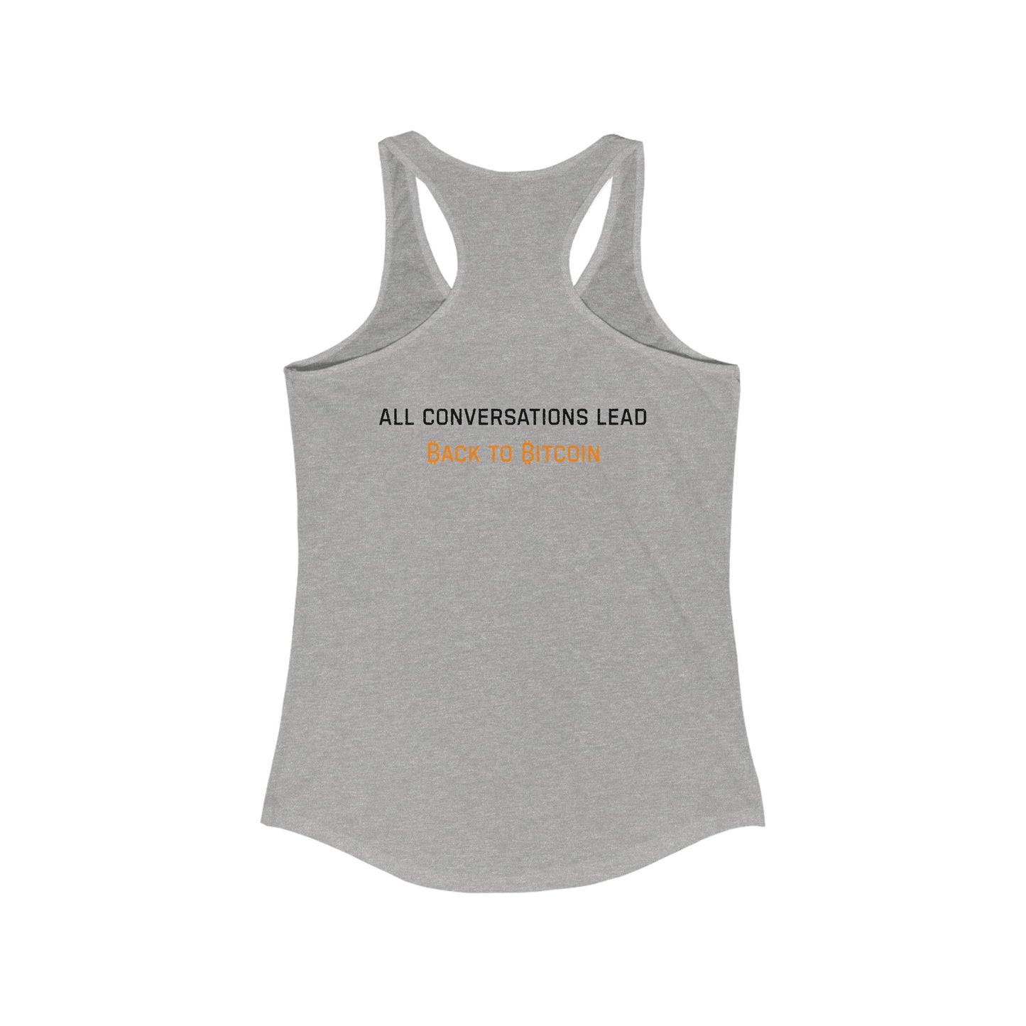 The Bitcoin Broadcast Women's Racerback Tank