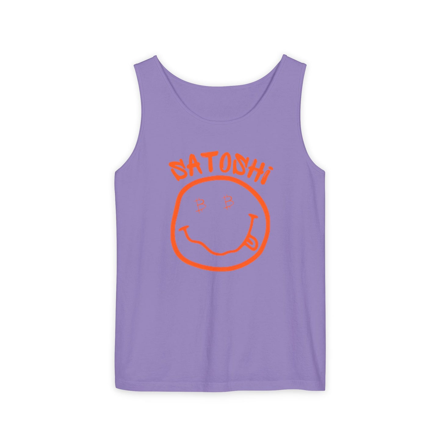 Bitcoin Eyed Satoshi Smiley Tank Top