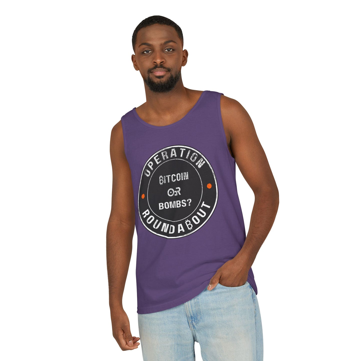 Bitcoin Or Bombs Operation Roundabout Tank Top