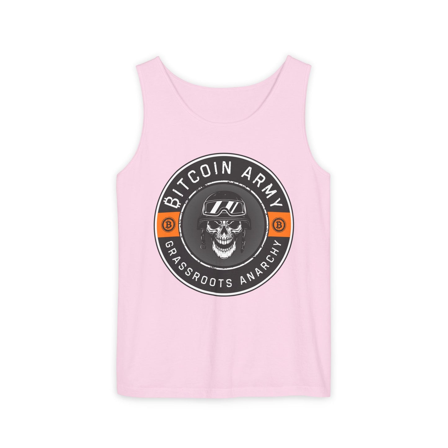 Bitcoin Army Grassroots Anarchy Tank Top