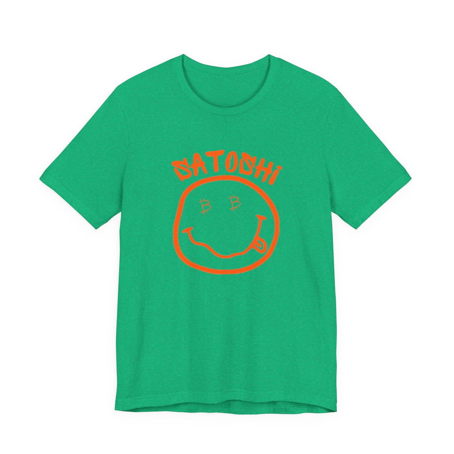 Bitcoin Eyed Satoshi Smiley T-Shirt