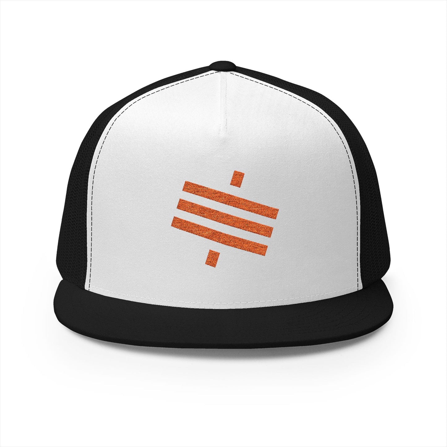SATS Symbol Unisex Flat Brim Trucker Hat