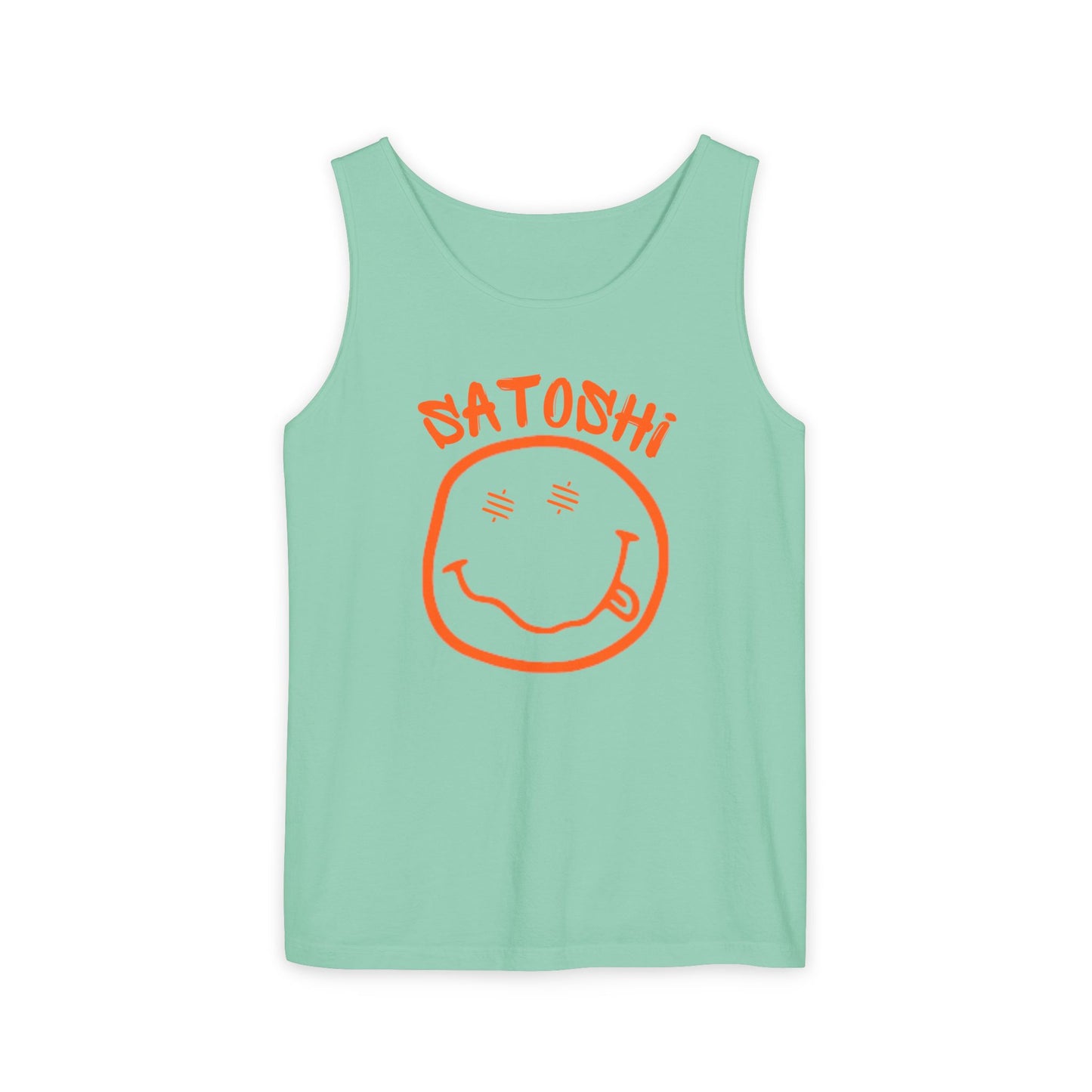 SATS Eyed Satoshi Smiley Tank Top
