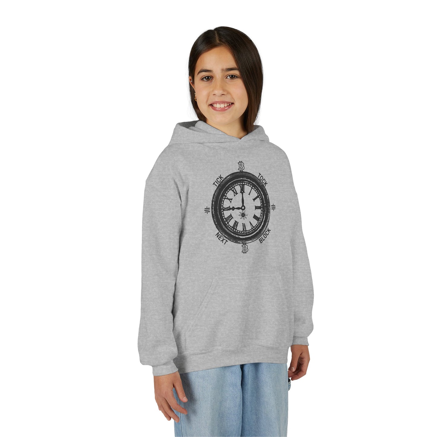 Tick Tock Next Block Youth Hoodie
