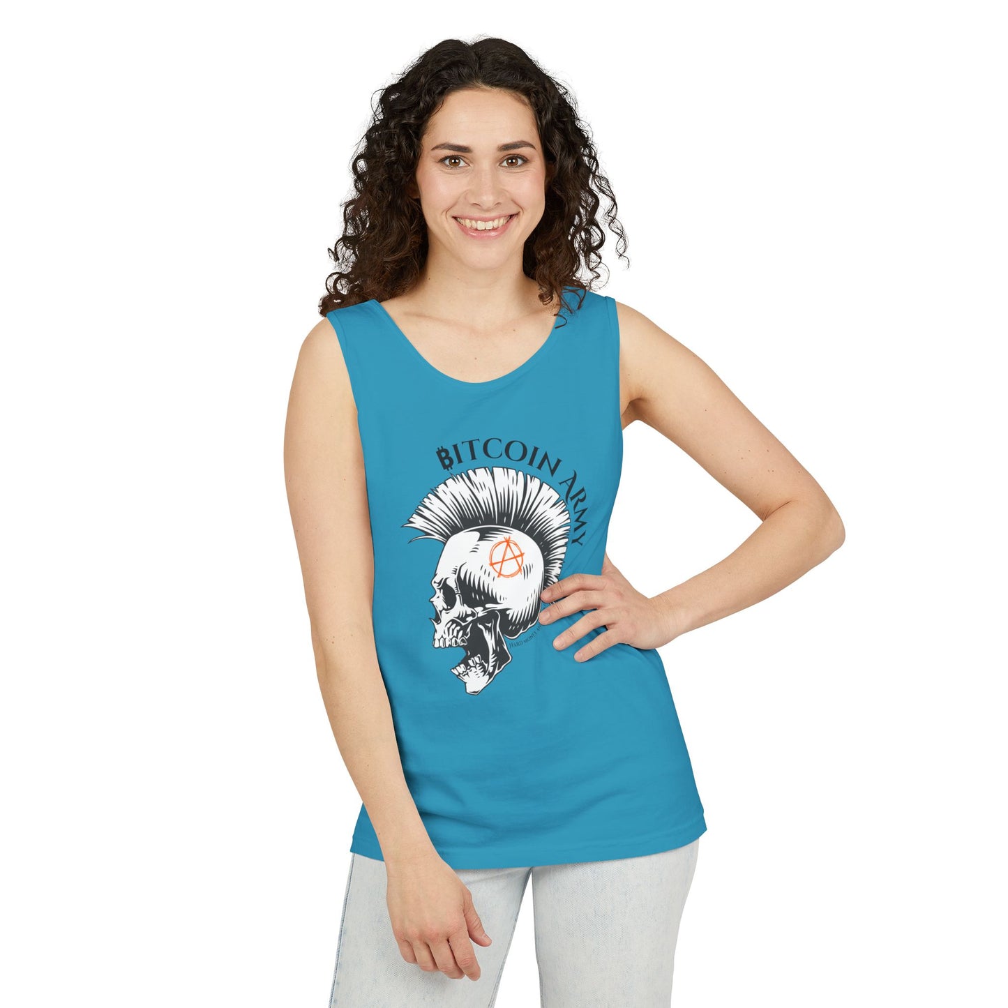 Bitcoin Army Hard Money Anarchists Tank Top