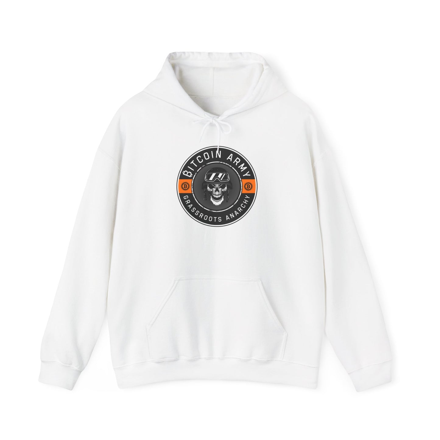 Bitcoin Army Grassroots Anarchy Hoodie