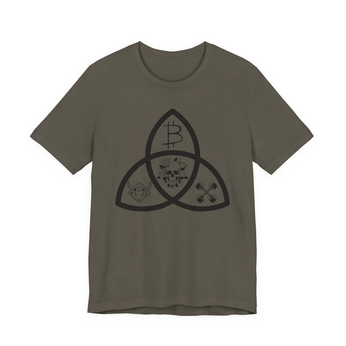Beef Barbells Bitcoin Trifecta T-Shirt