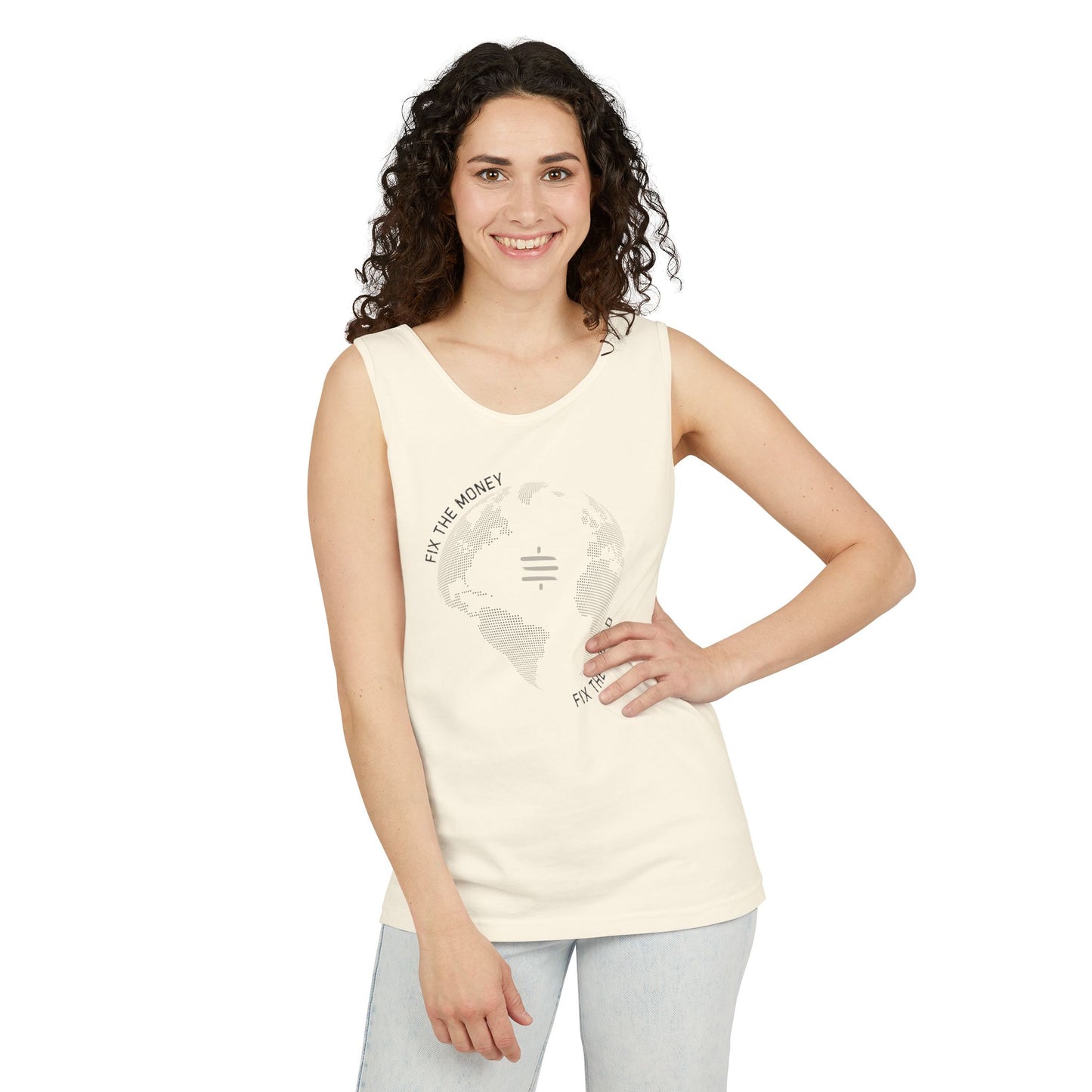 Fix The Money Fix The World Unisex Tank Top