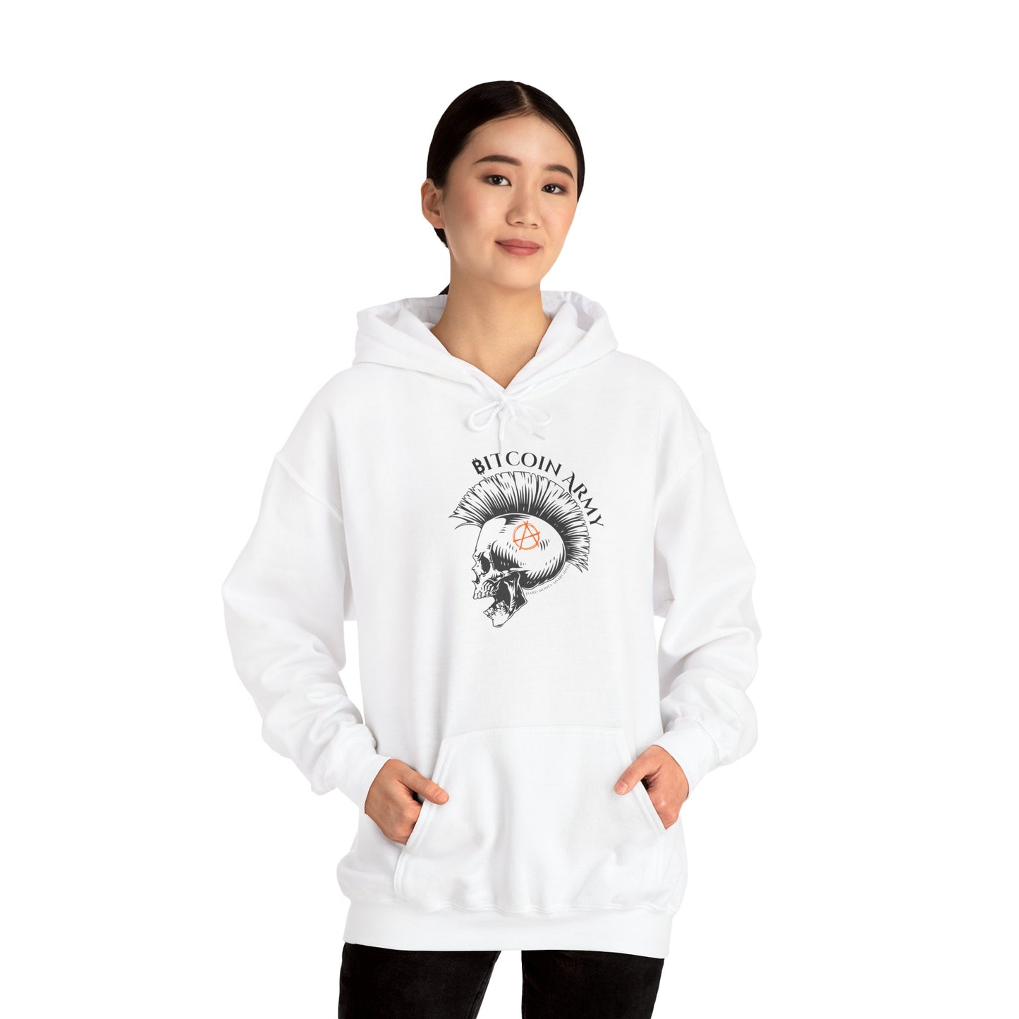 Bitcoin Army Hard Money Anarchists Hoodie