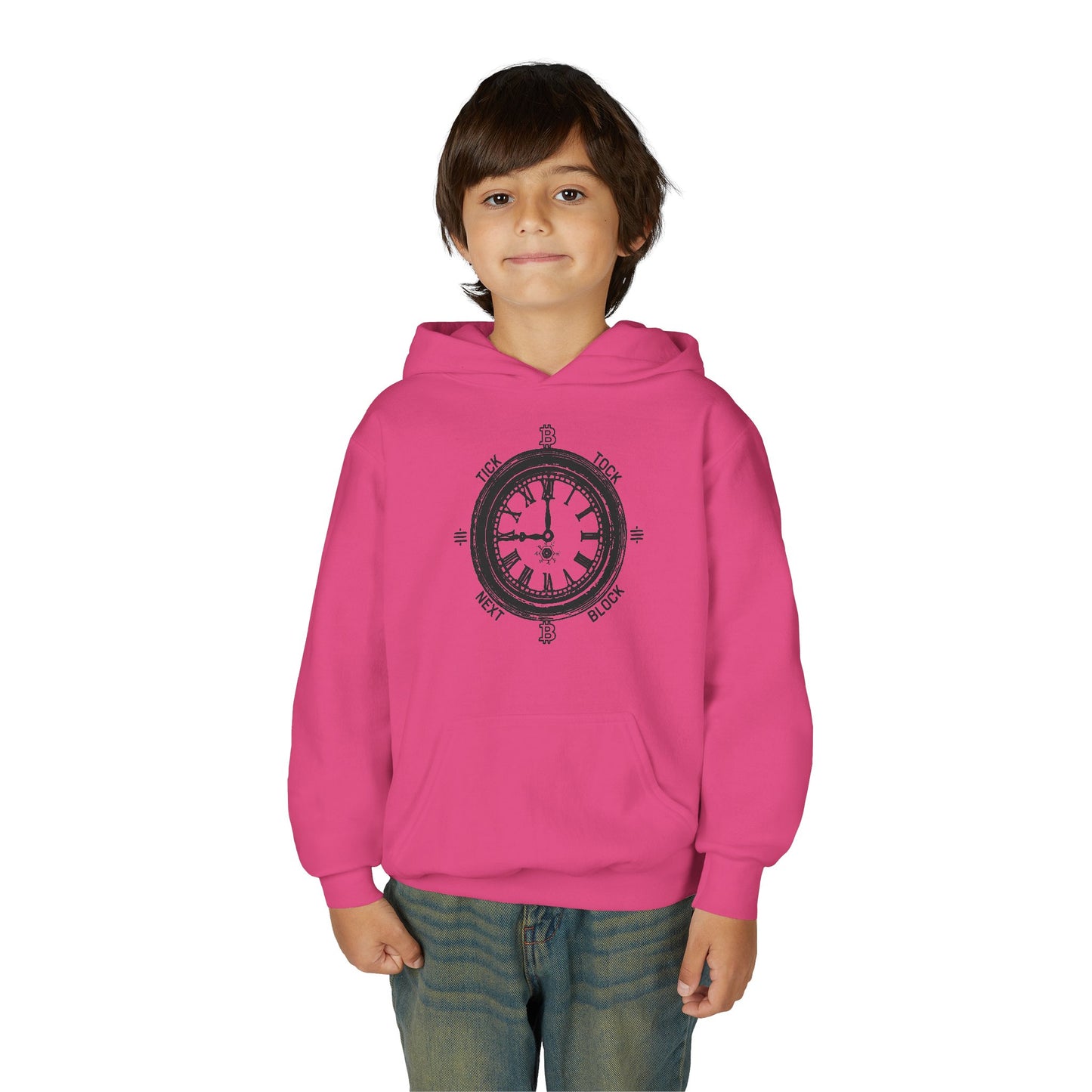 Tick Tock Next Block Youth Hoodie
