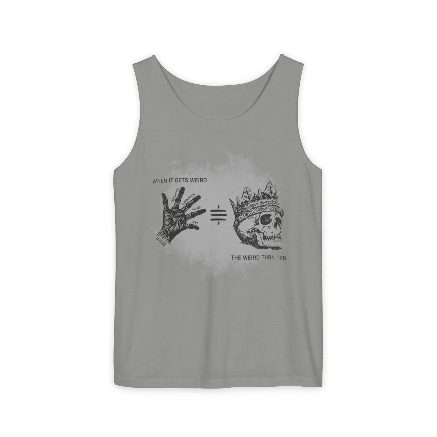 Weird Turn Pro Hand & Skull Unisex Tank Top