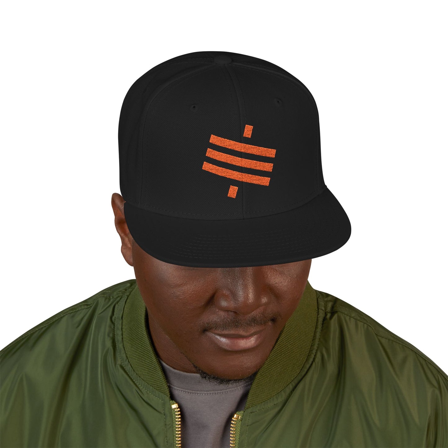 SATS Symbol Embroidered Snapback Hat