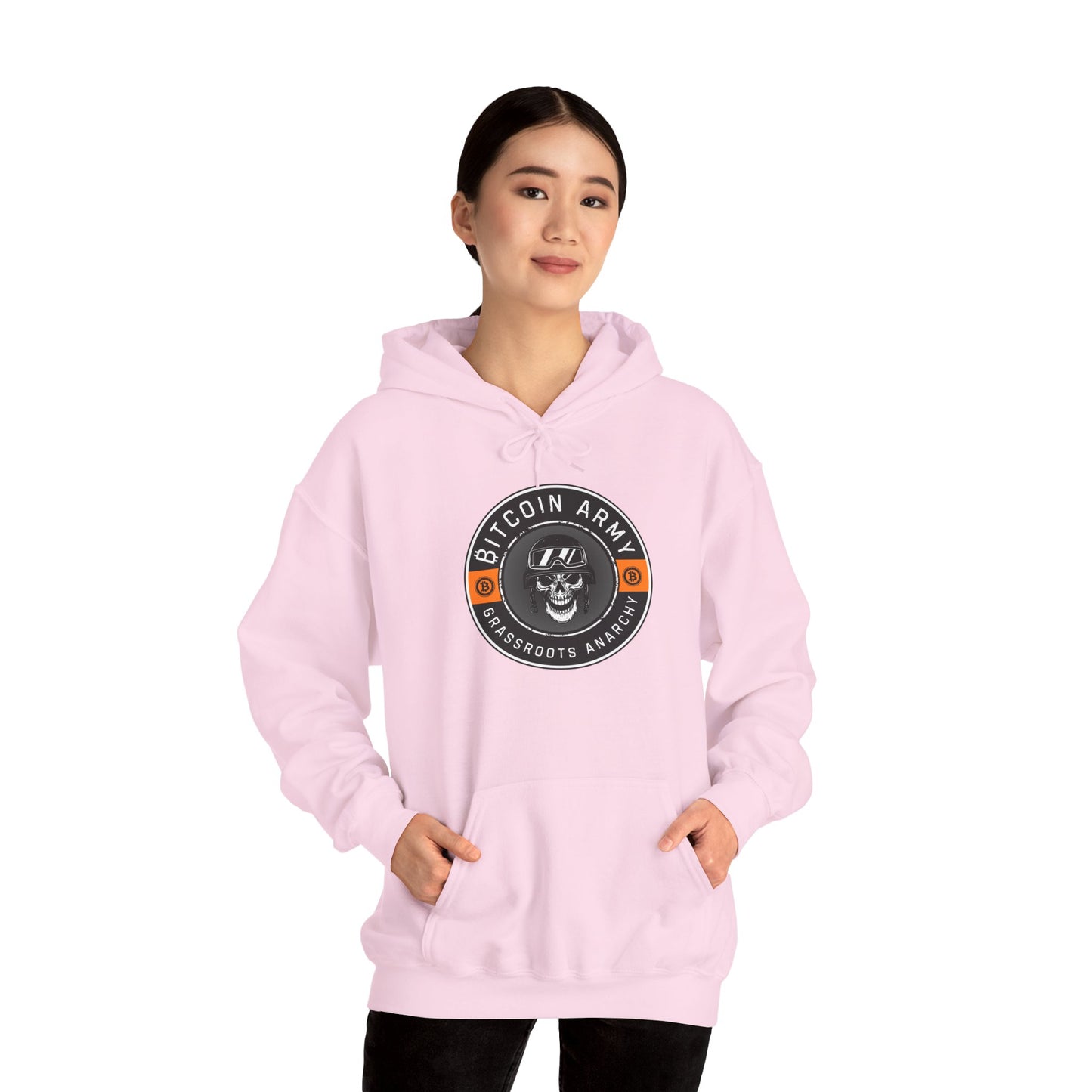Bitcoin Army Grassroots Anarchy Hoodie
