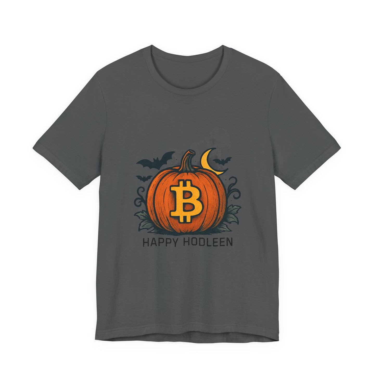 Pumpkin Bitcoin Tee - Happy Hodleen Unisex T-Shirt