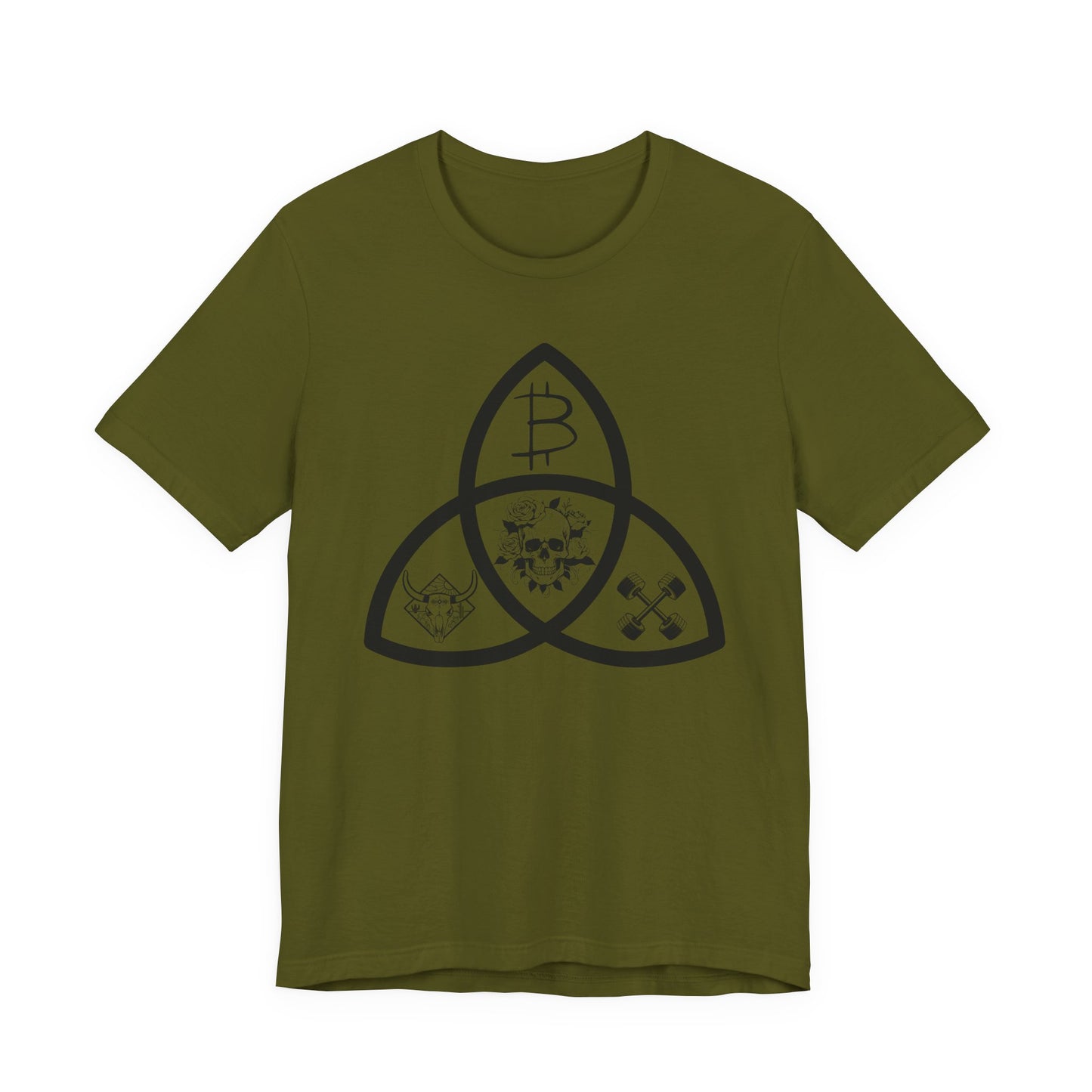 Beef Barbells Bitcoin Trifecta T-Shirt