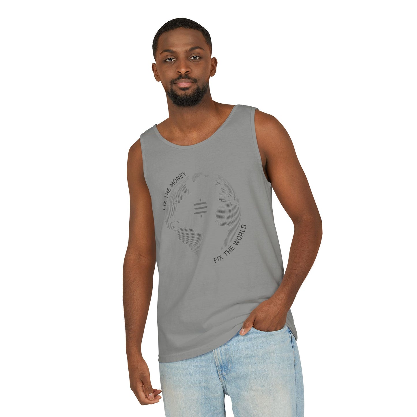 Fix The Money Fix The World Unisex Tank Top