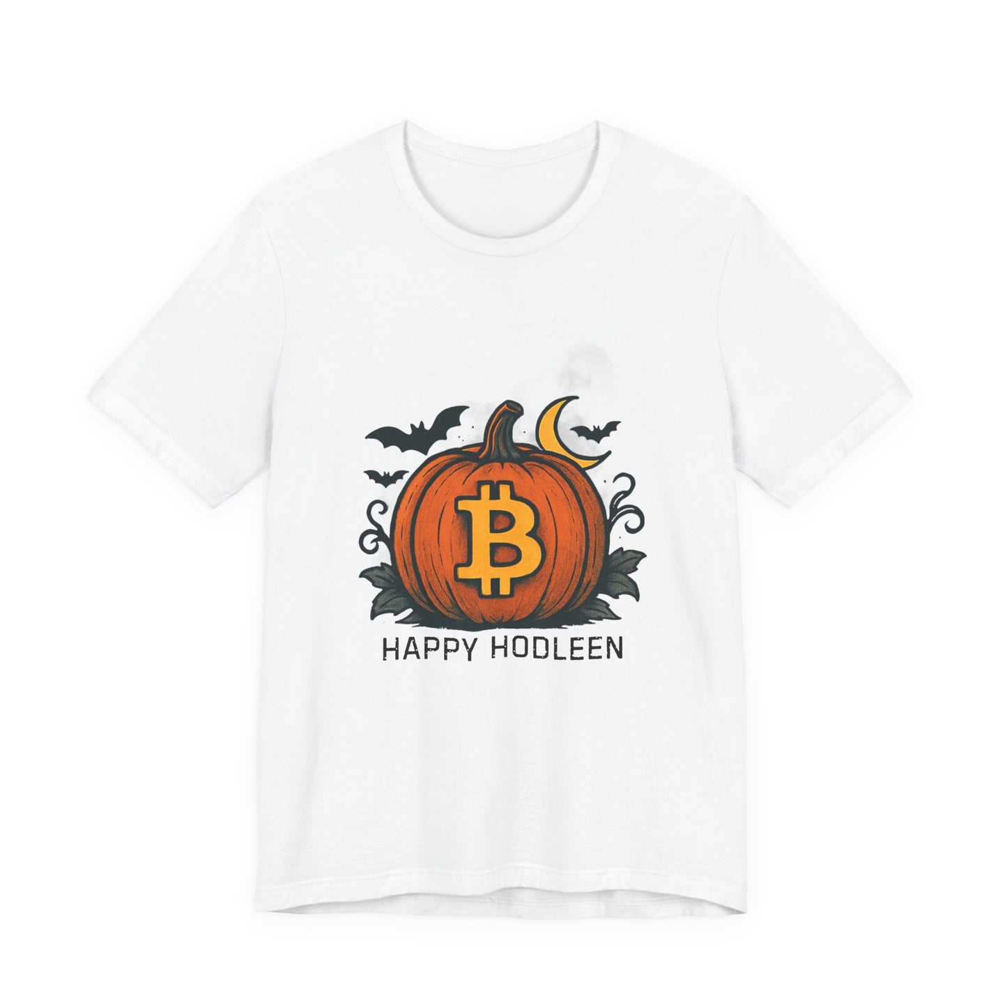 Pumpkin Bitcoin Tee - Happy Hodleen Unisex T-Shirt
