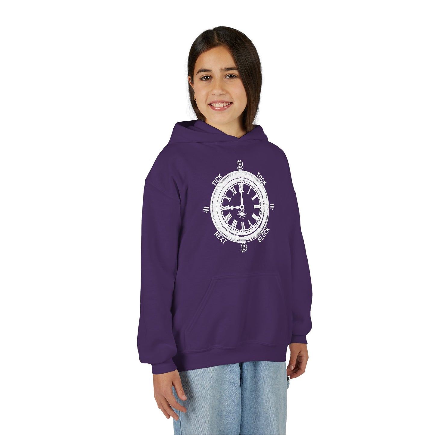 Tick Tock Next Block Youth Hoodie