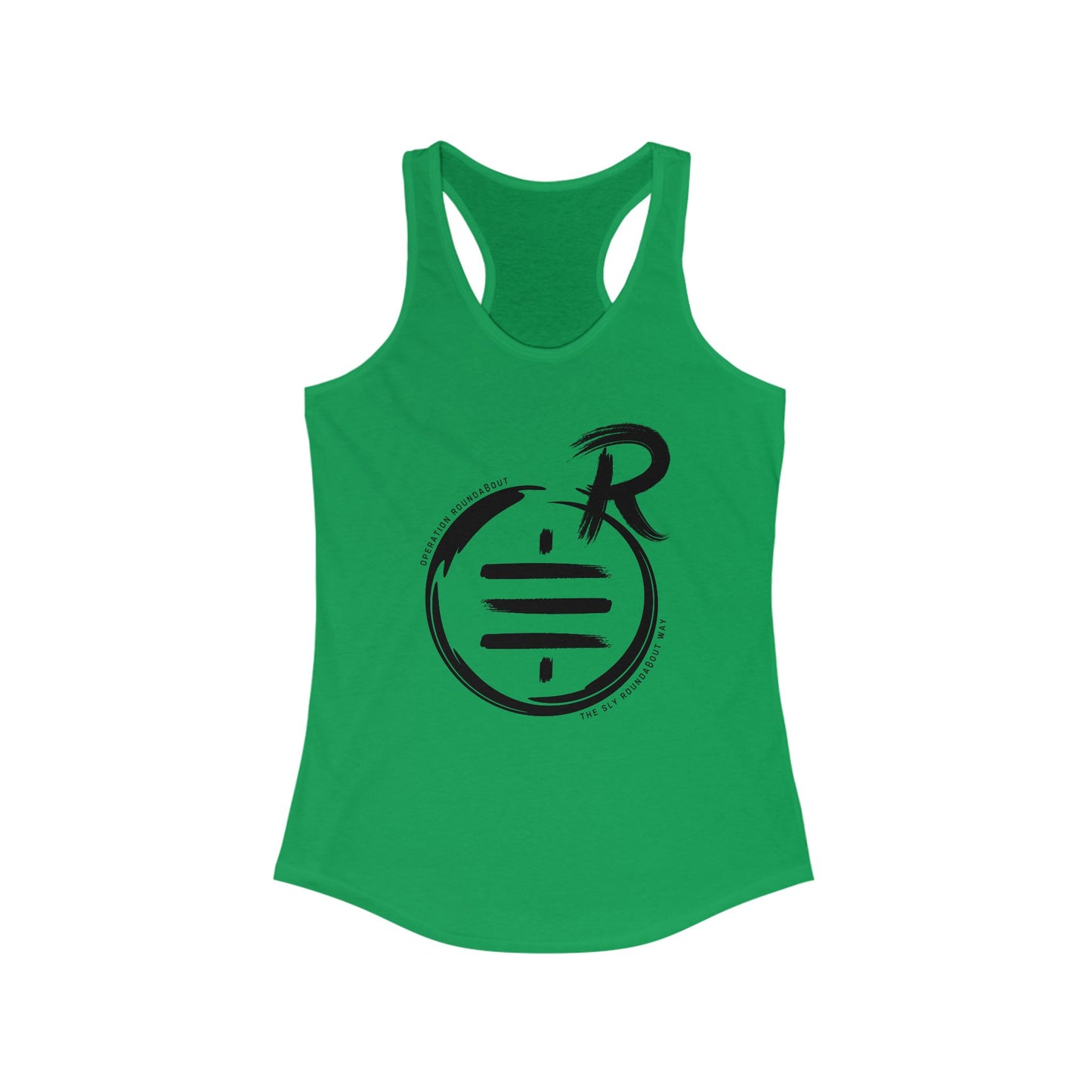 SATS Symbol Operation Roundabout Women's Racerback Tank