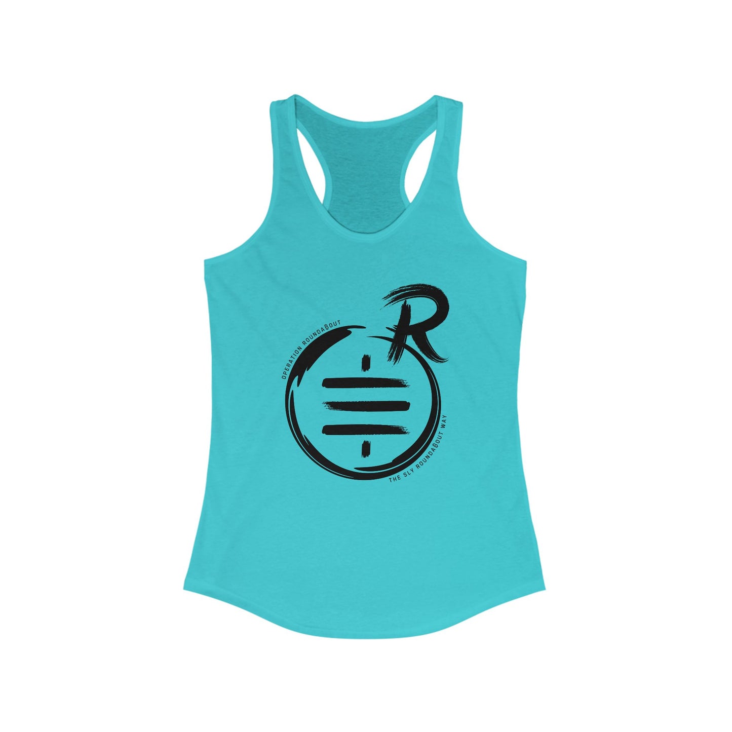 SATS Symbol Operation Roundabout Women's Racerback Tank