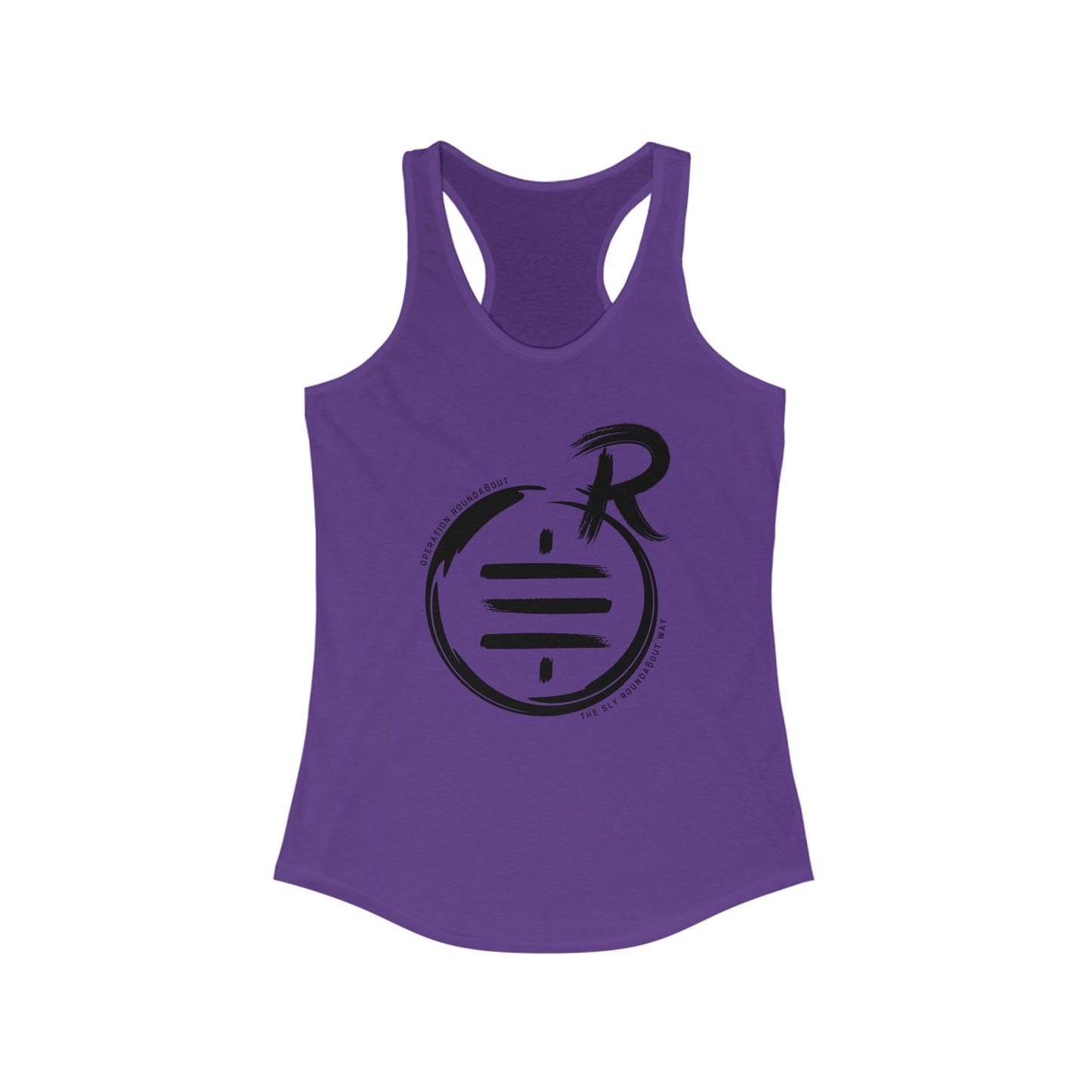 SATS Symbol Operation Roundabout Women's Racerback Tank