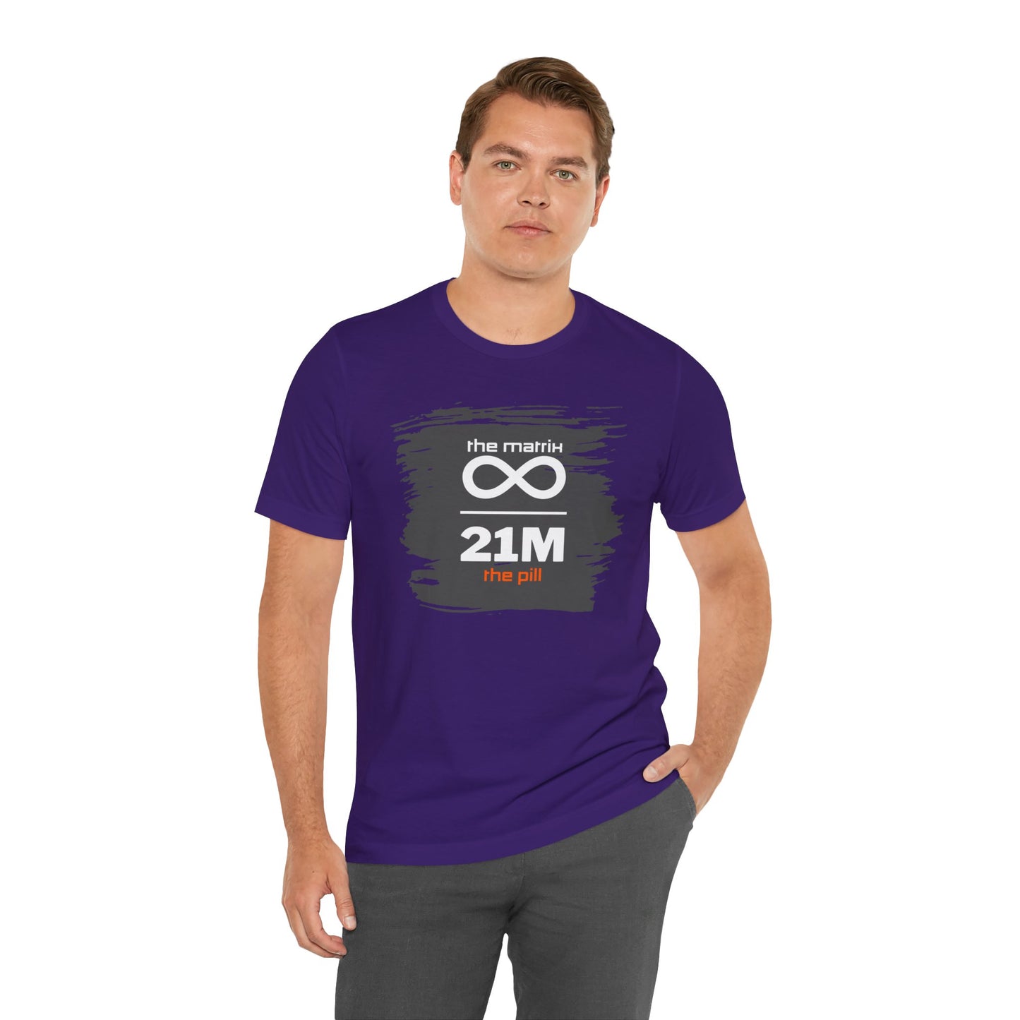 Fiat Matrix Bitcoin Orange Pill T-Shirt