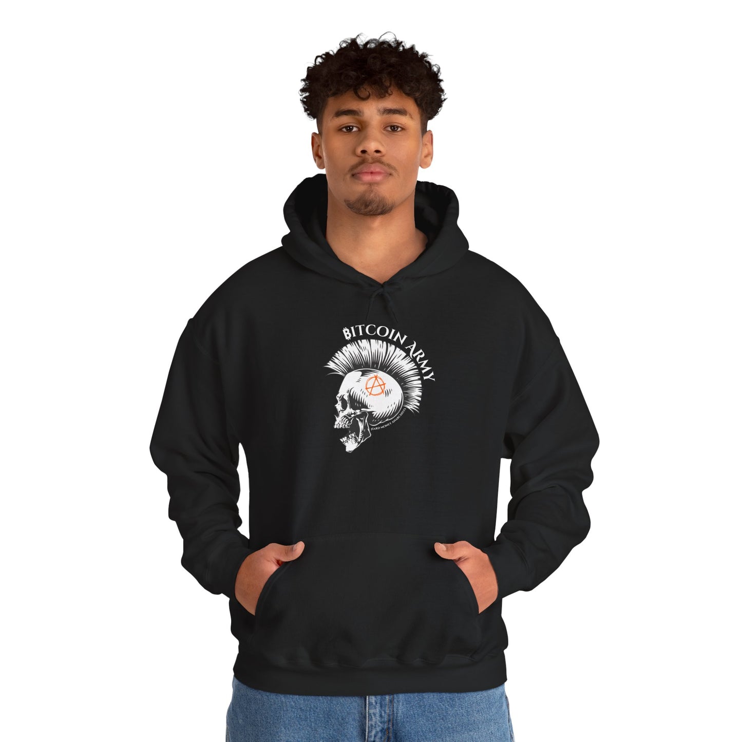 Bitcoin Army Hard Money Anarchists Hoodie