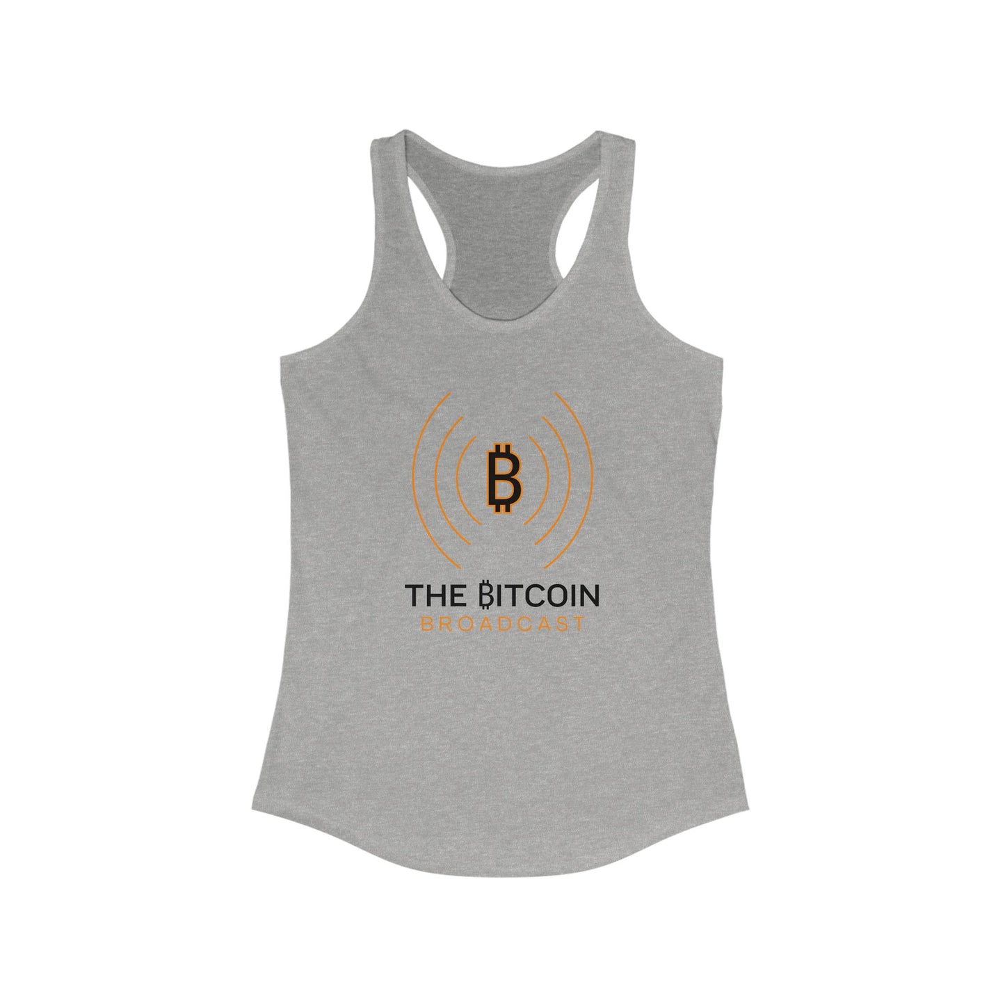 The Bitcoin Broadcast Women's Racerback Tank