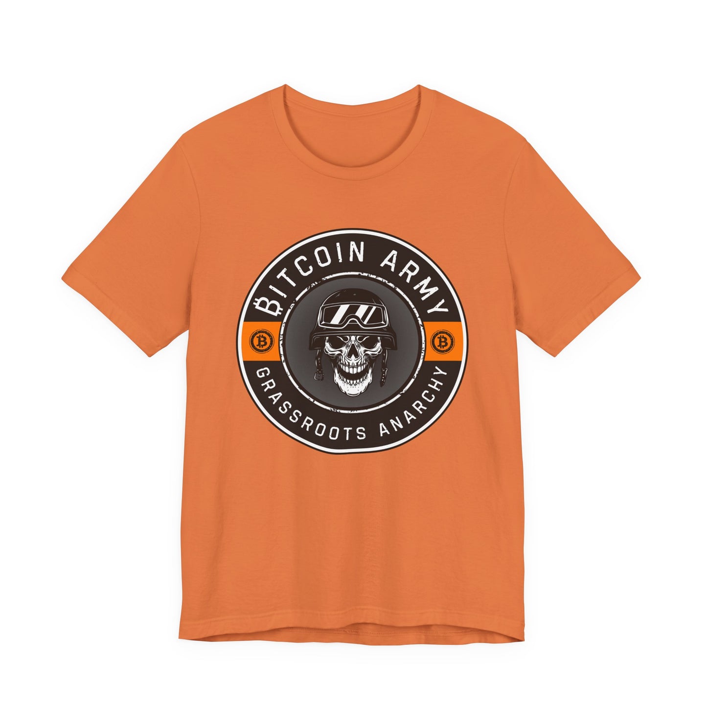 Bitcoin Army Grassroots Anarchy T-Shirt