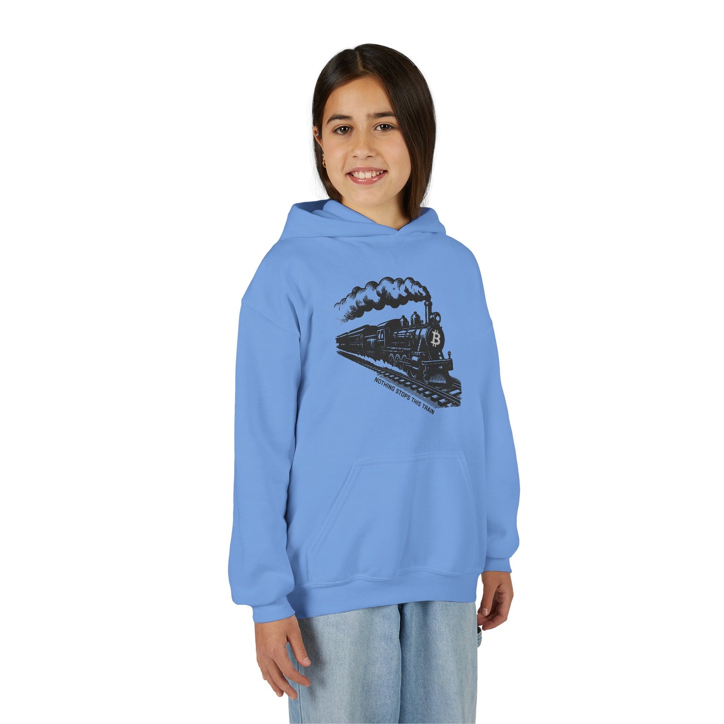 Nothing Stops This Train Youth Hoodie