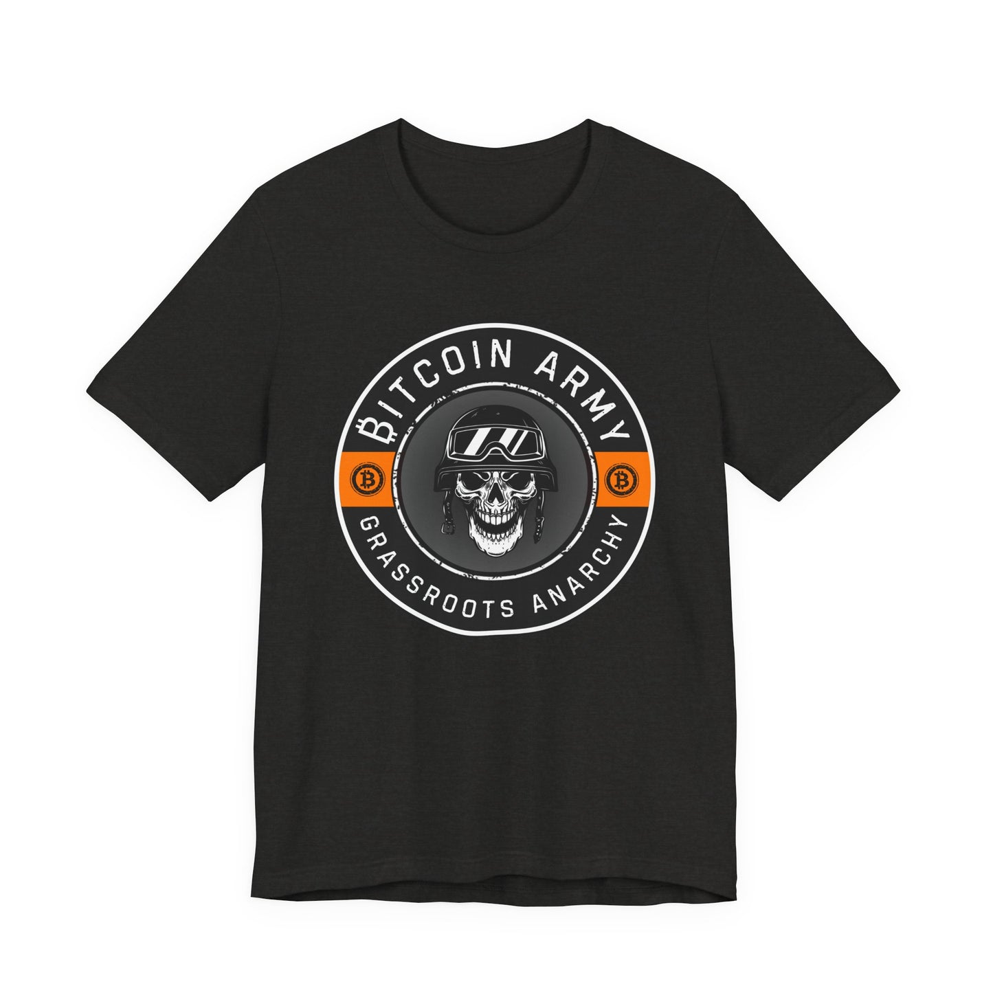 Bitcoin Army Grassroots Anarchy T-Shirt