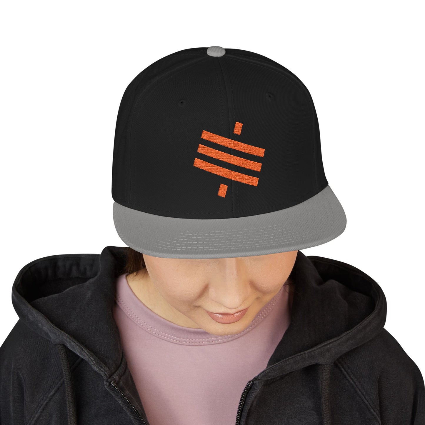 SATS Symbol Embroidered Snapback Hat