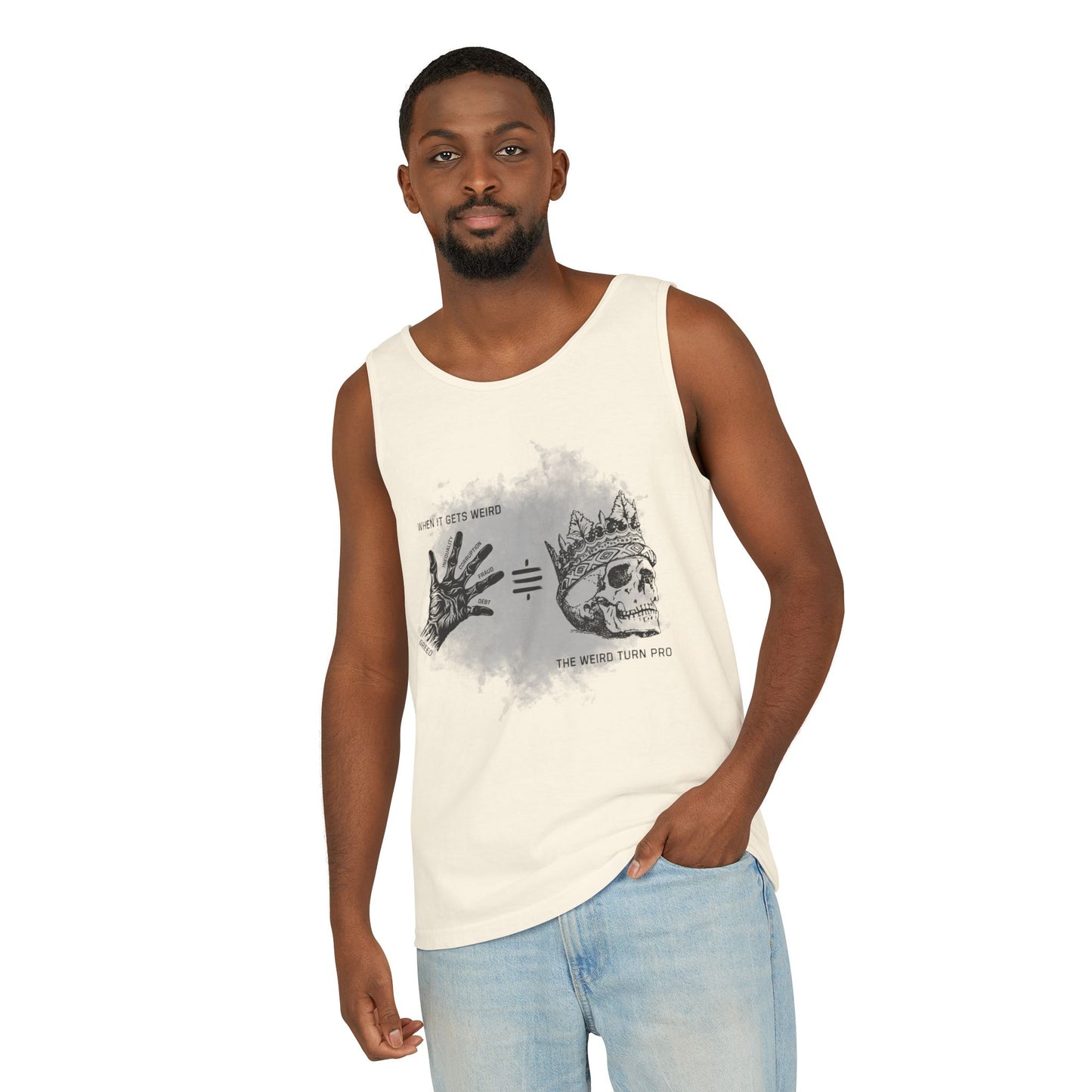 Weird Turn Pro Hand & Skull Unisex Tank Top