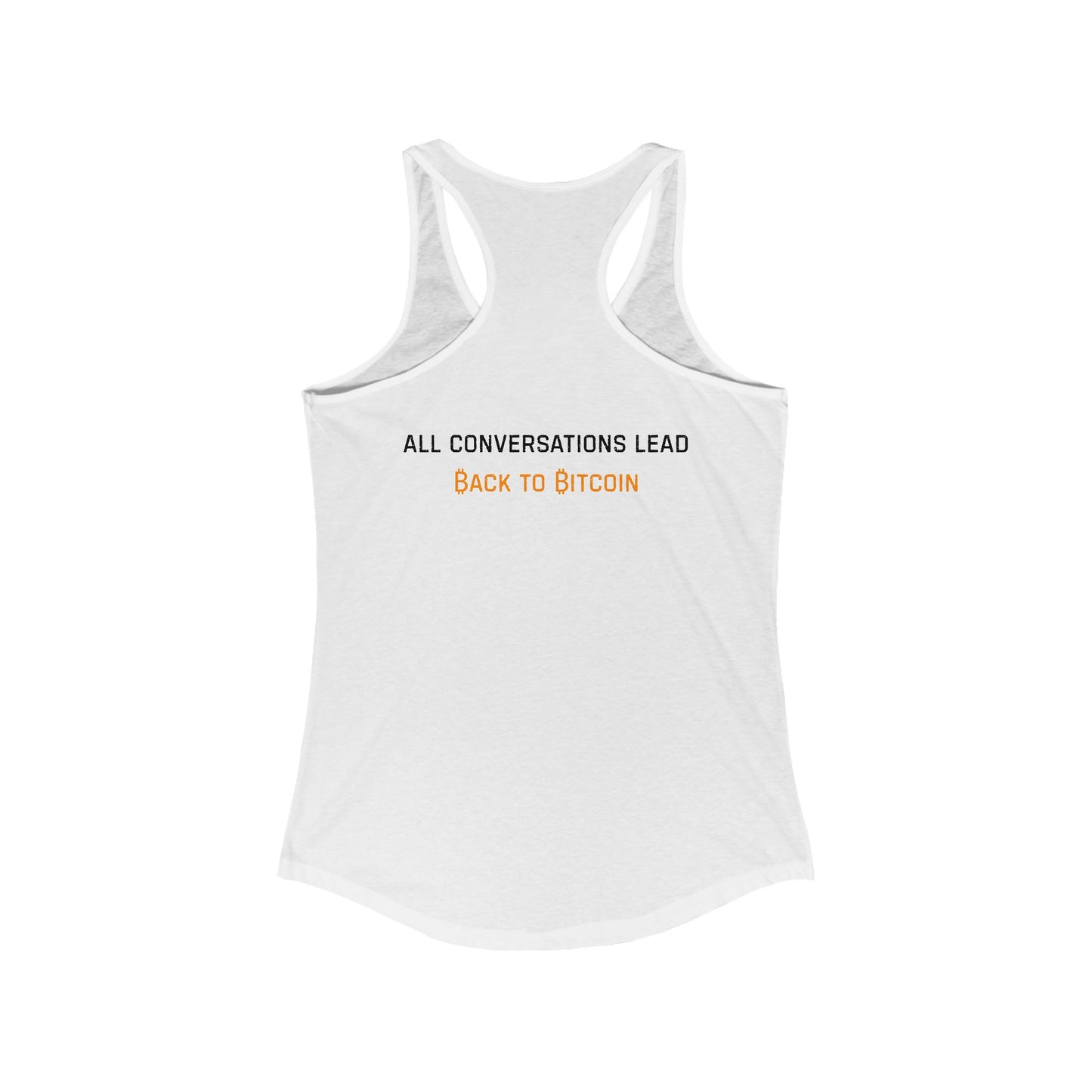 The Bitcoin Broadcast Women's Racerback Tank