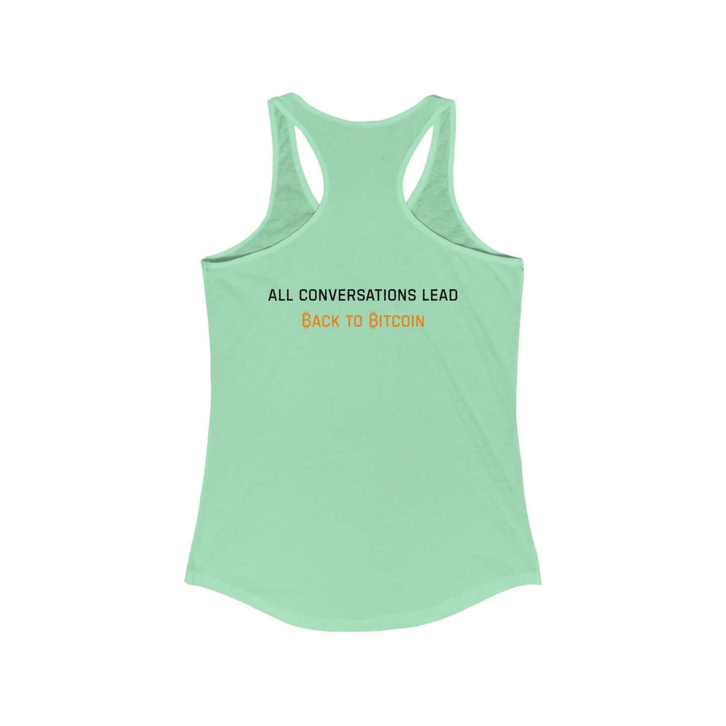 The Bitcoin Broadcast Women's Racerback Tank