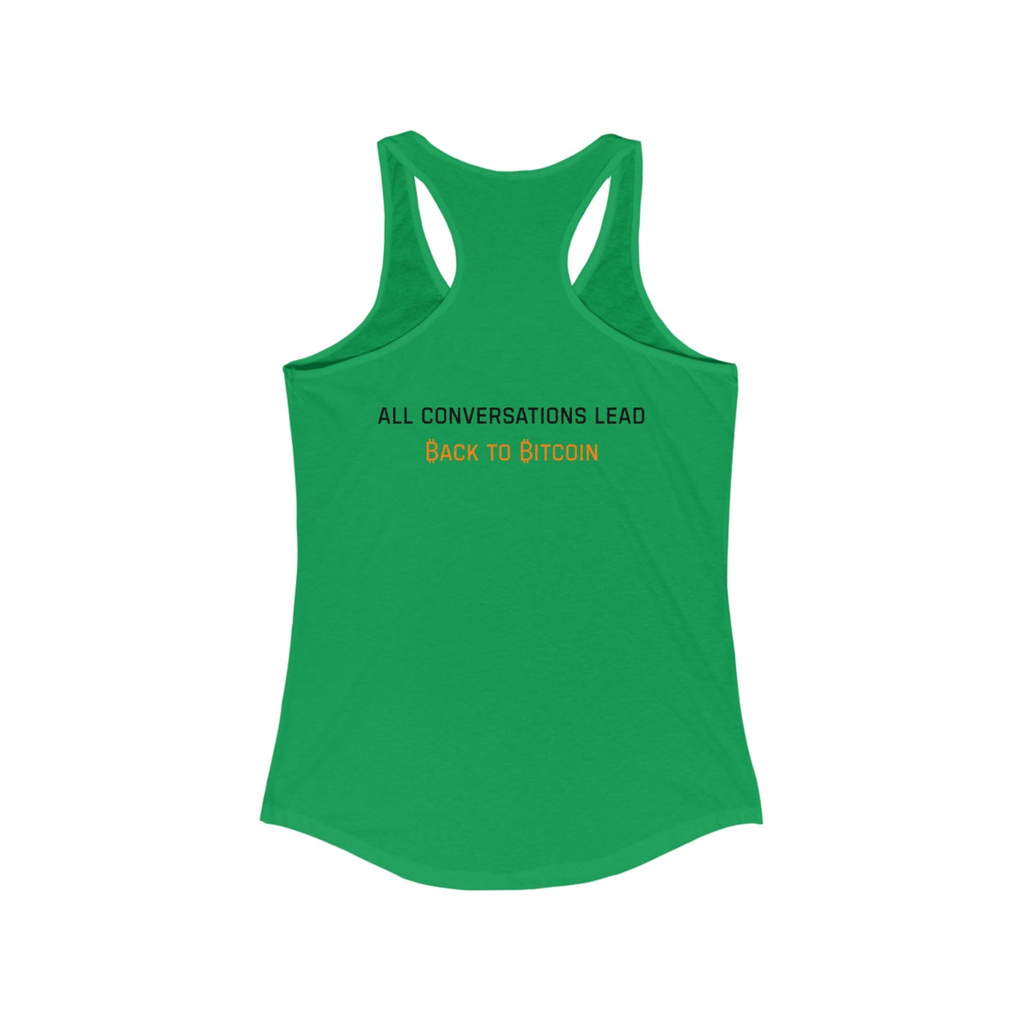 The Bitcoin Broadcast Women's Racerback Tank