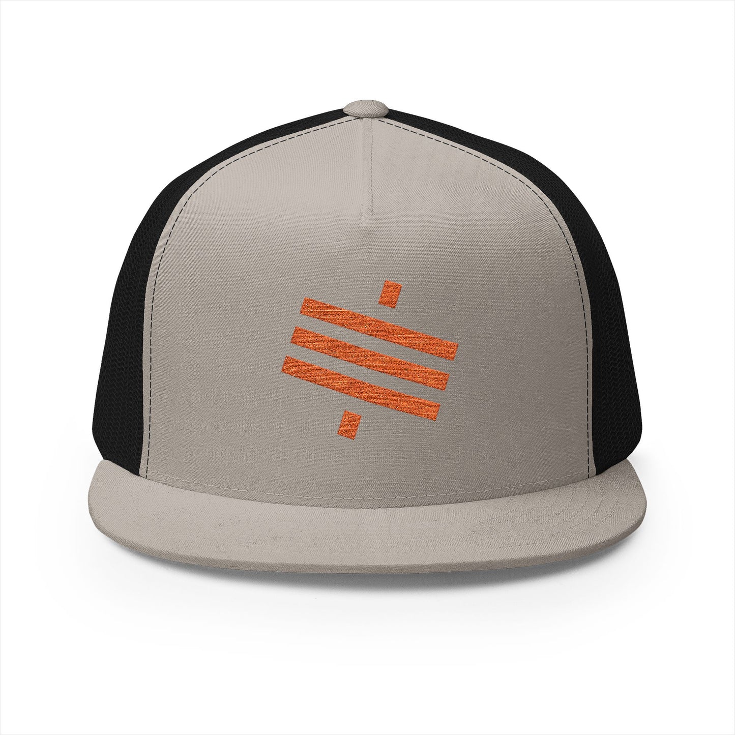 SATS Symbol Unisex Flat Brim Trucker Hat