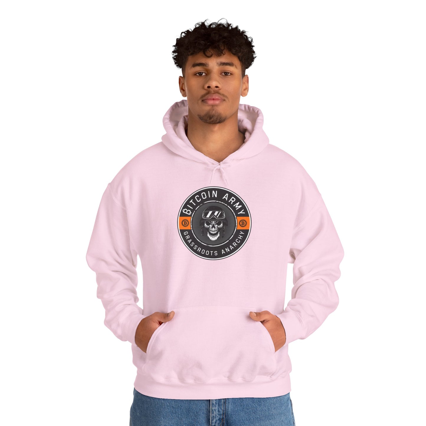 Bitcoin Army Grassroots Anarchy Hoodie