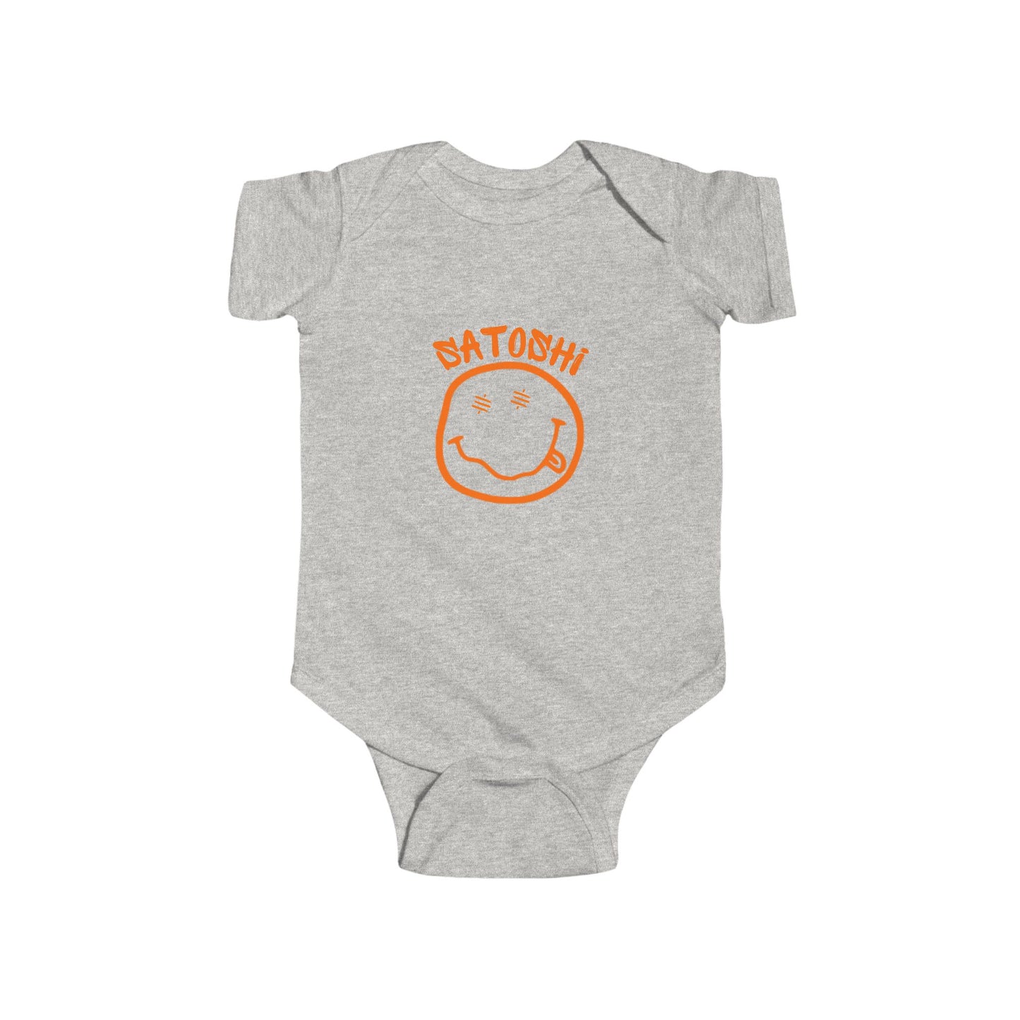 SATS Eyed Satoshi Smiley Infant Onesie
