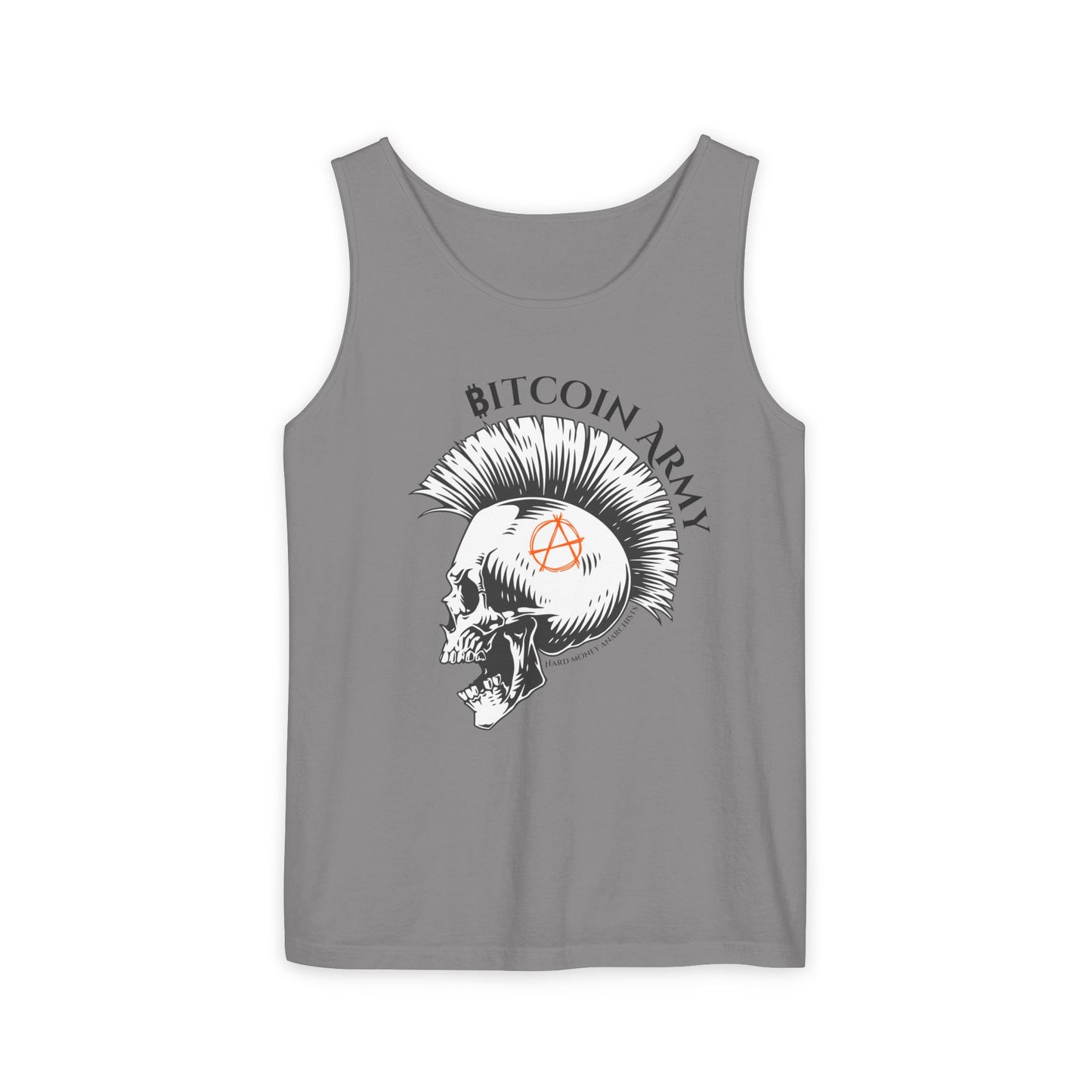 Bitcoin Army Hard Money Anarchists Tank Top