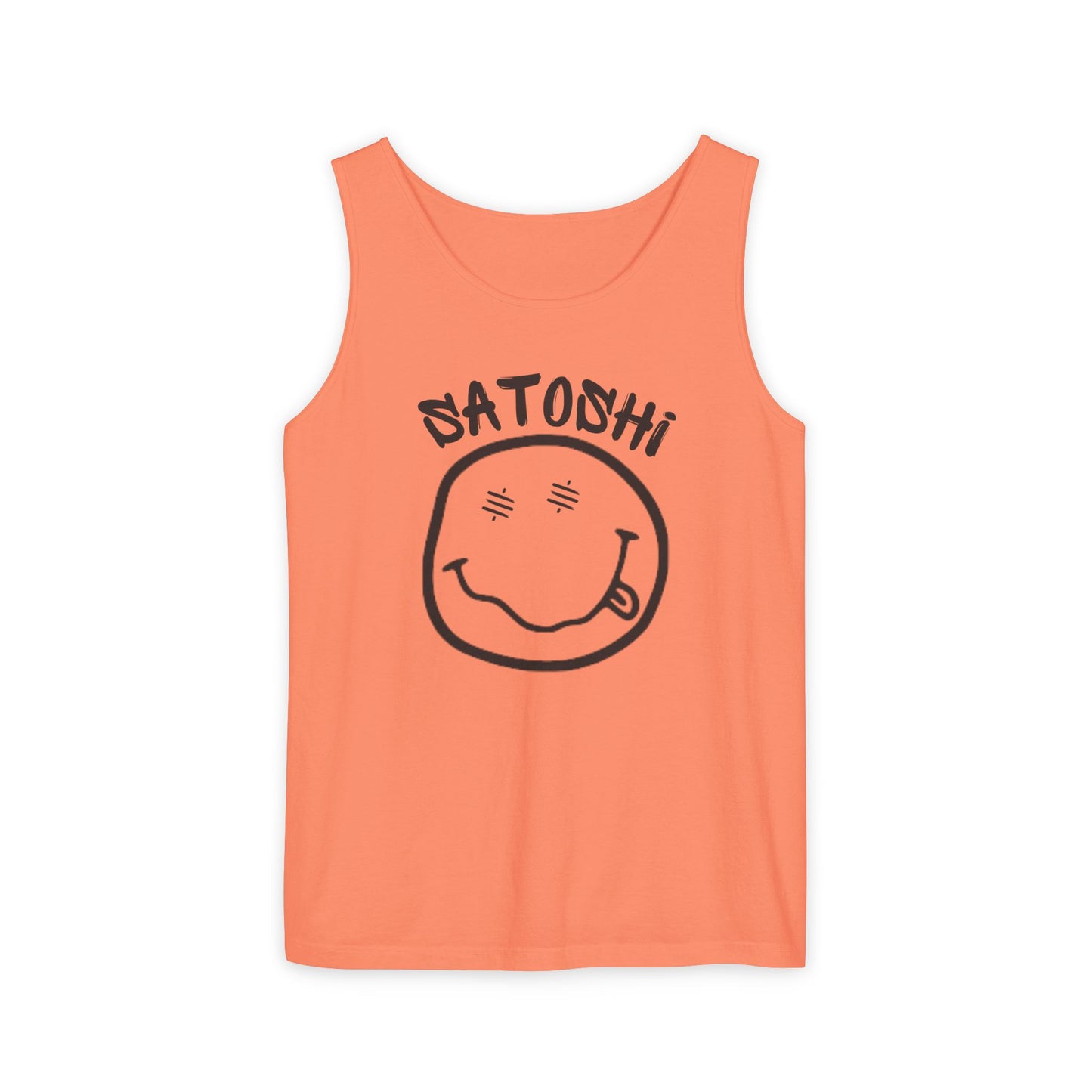 SATS Eyed Satoshi Smiley Tank Top